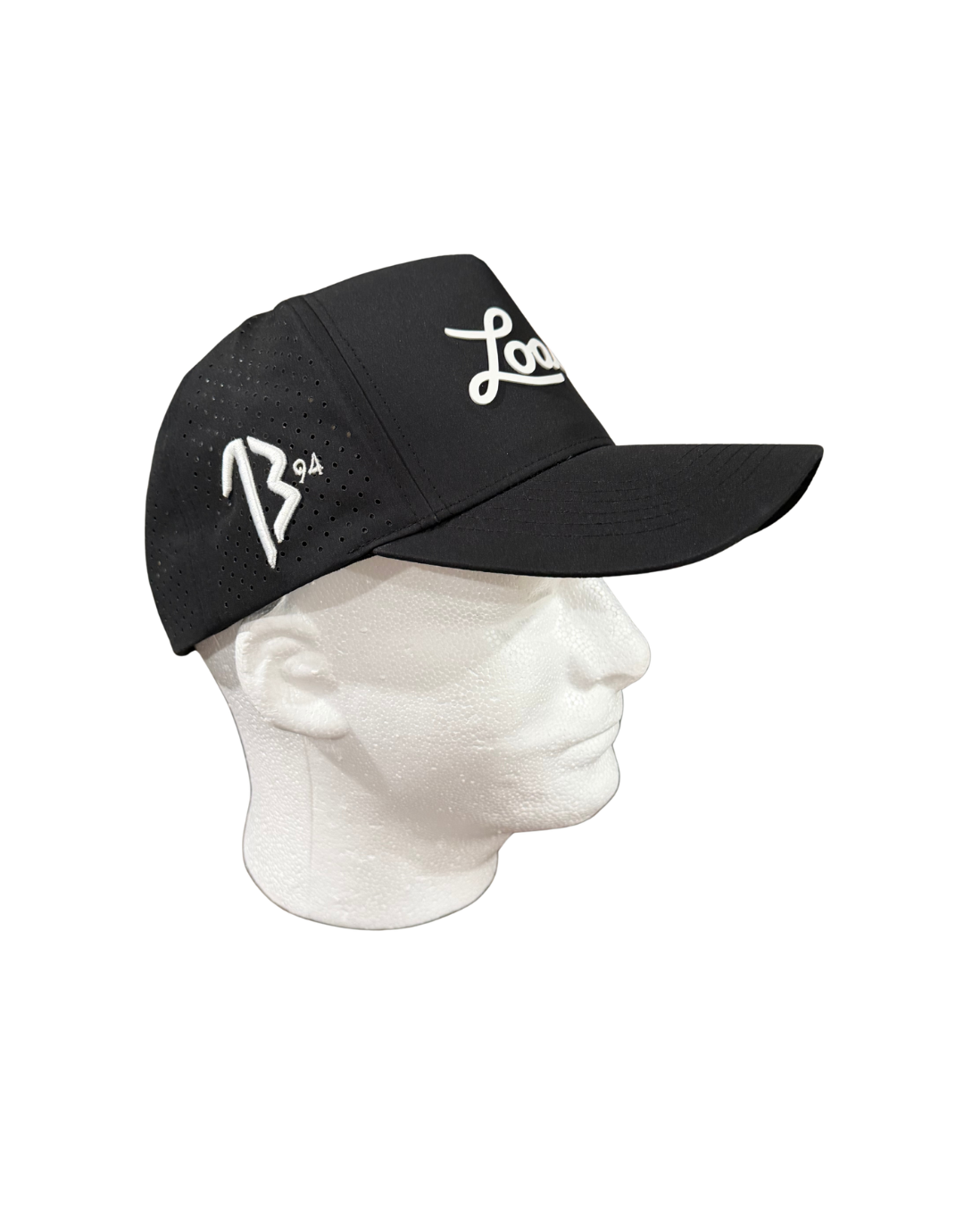BELLER LOADING CURSIVE LID - BLK/WHITE