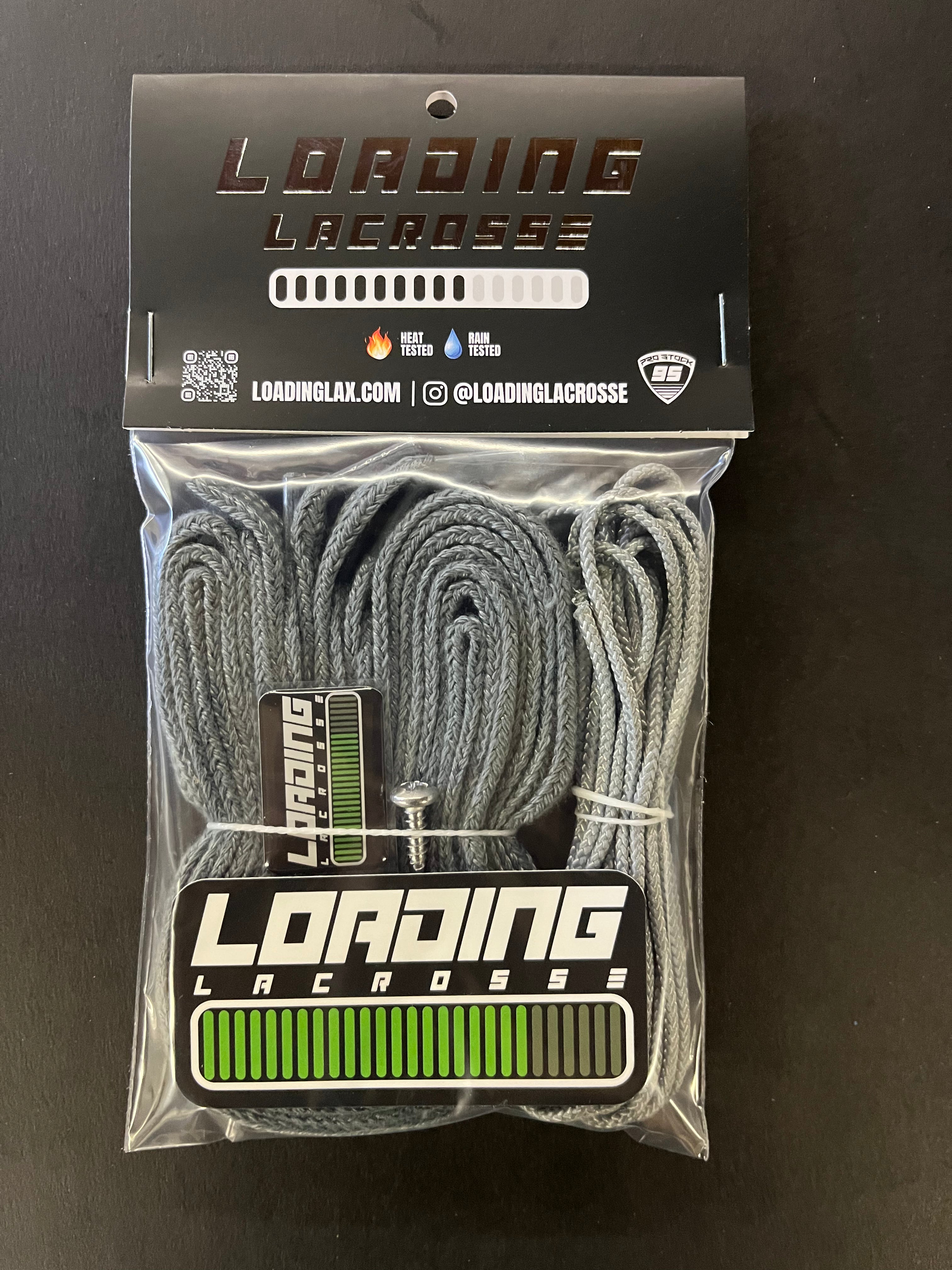 GREY LOADED STRINGING KIT – Loading Lax